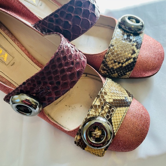 Prada Snakeskin Pumps - Picture 2 of 11